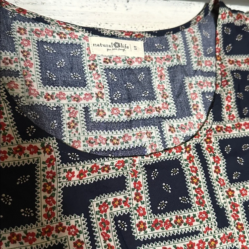 Empire Waist Tiered Maxi Dress with Cottagecore Vibe - Picture 6 of 11